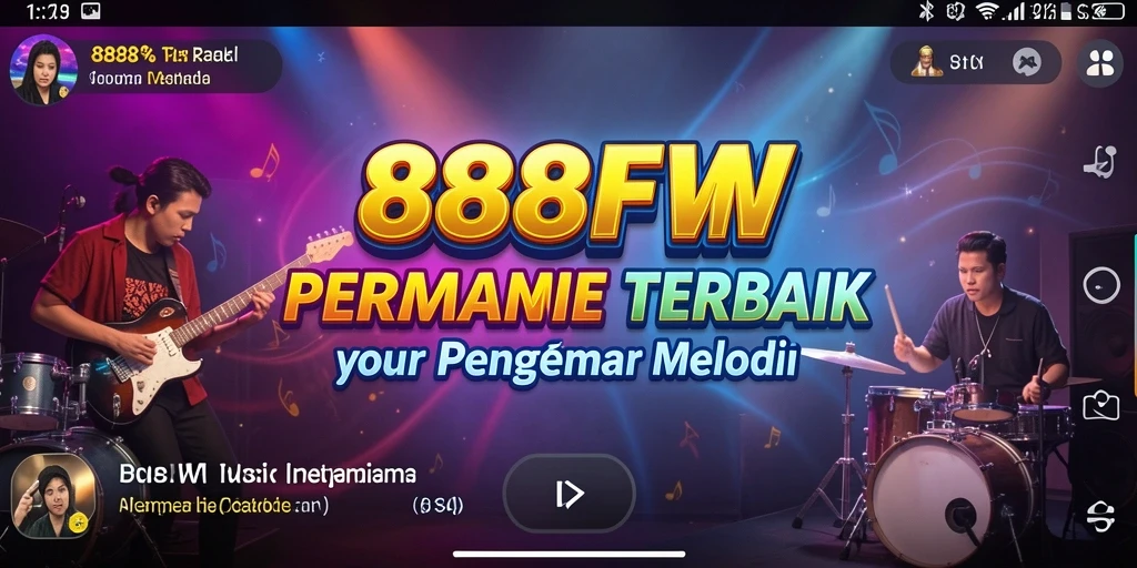 Gameplay seru 888FW dengan tantangan musik yang menarik.