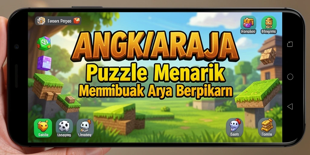 Tampilan gameplay menarik dari ANGKARAJA dengan teka-teki yang menantang.