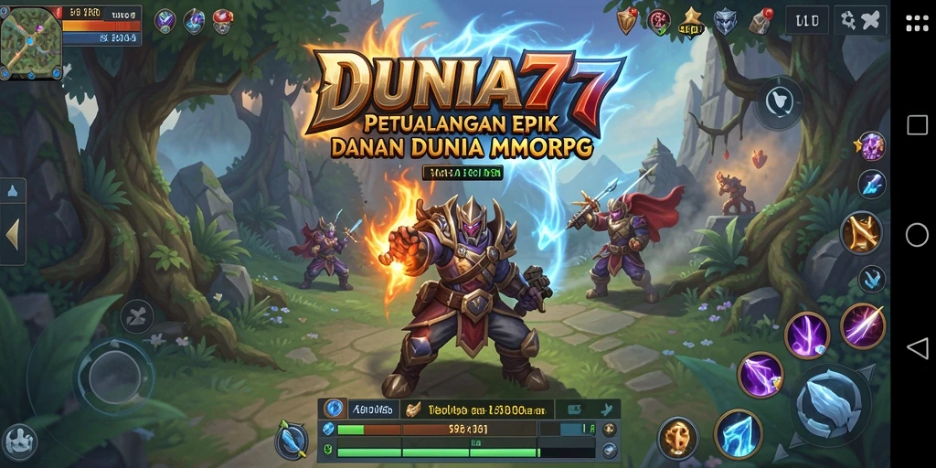 Gameplay DUNIA77 yang menakjubkan di dunia MMORPG.