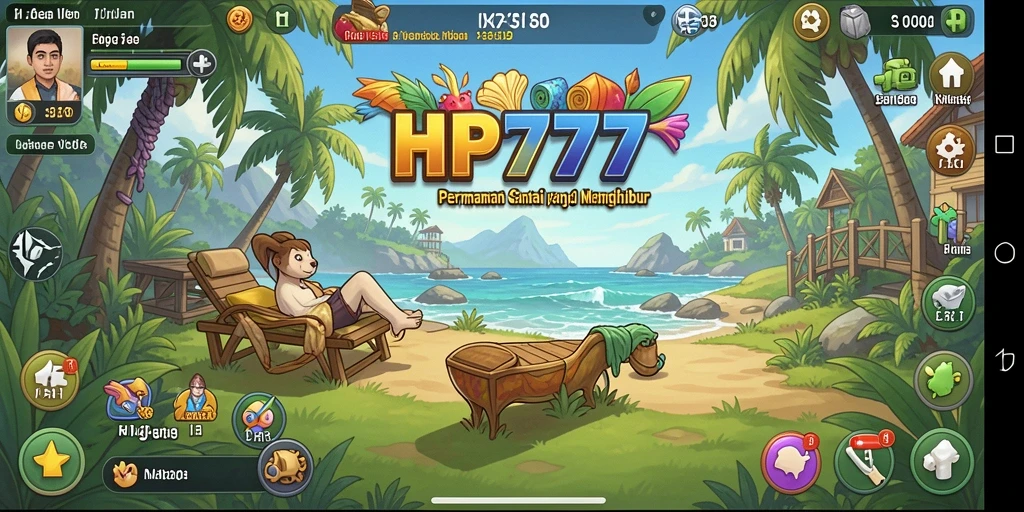 Tampilan menarik dengan gameplay sederhana dari HP777.