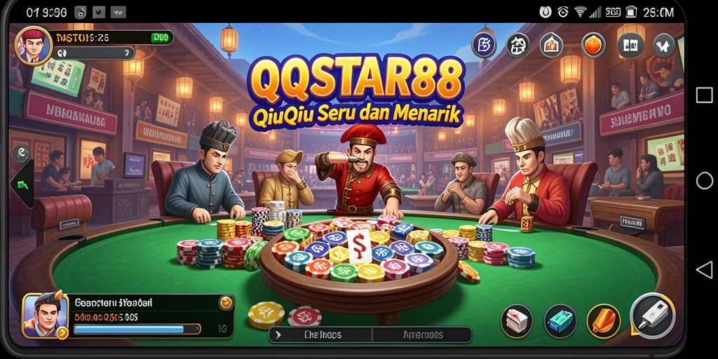Tangkapan layar gameplay QQSTAR88 yang seru dan mendebarkan di QiuQiu.