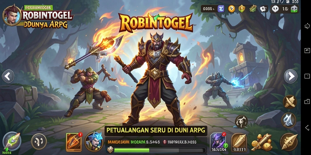 Tampilan luar biasa dari gameplay <strong>ROBINTOGEL</strong> dengan aksi seru dan karakter beragam.