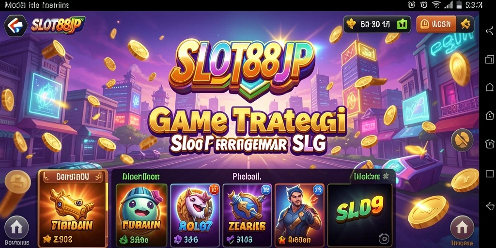 Tampilan gameplay menarik dari SLOT88JP dengan berbagai slot.