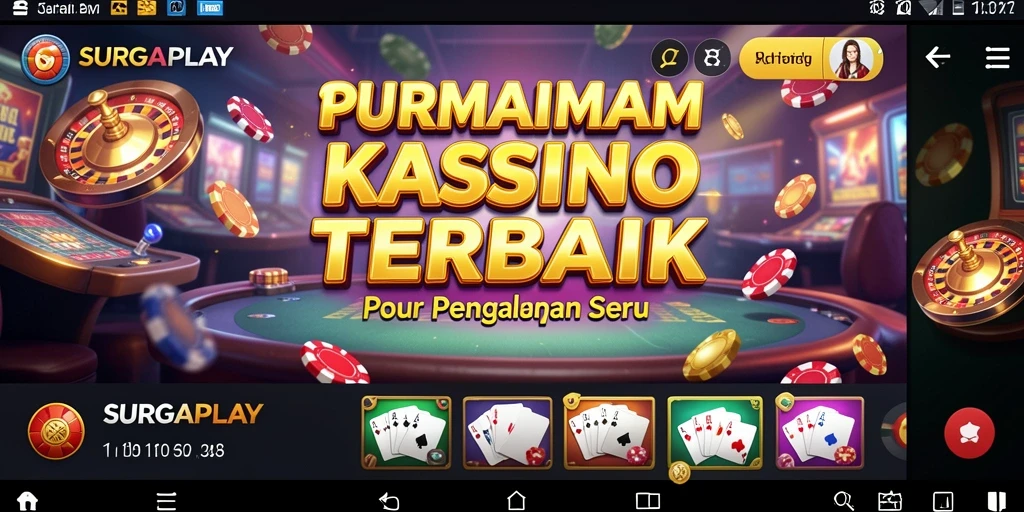 Tampilan menarik gameplay Kasino di SURGAPLAY.