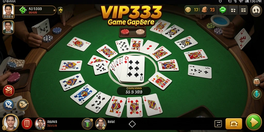 Screenshot gameplay VIP333 yang memperlihatkan keseruan bermain Gaple.